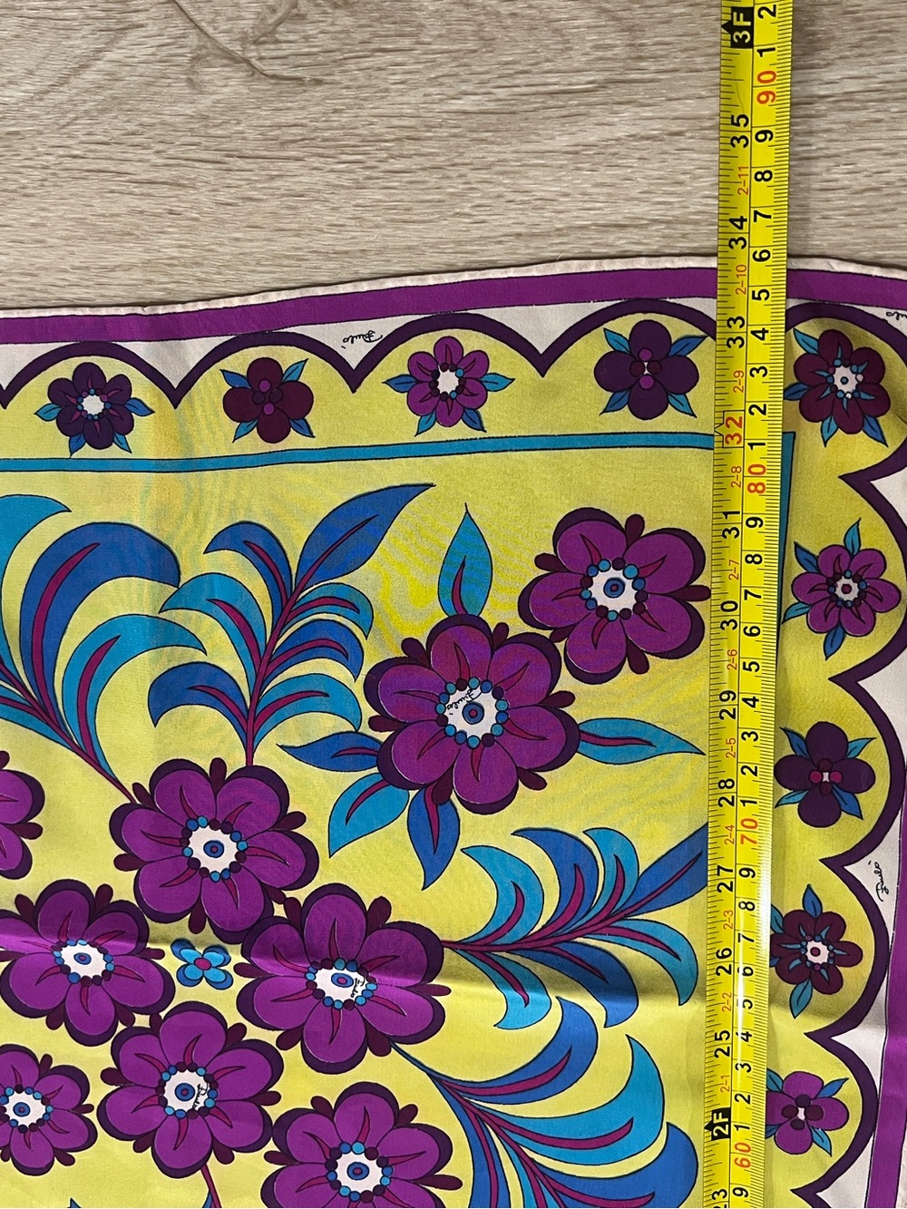 Vintage, Emilio Pucci, Floral Scarf - Picture 4 of 4